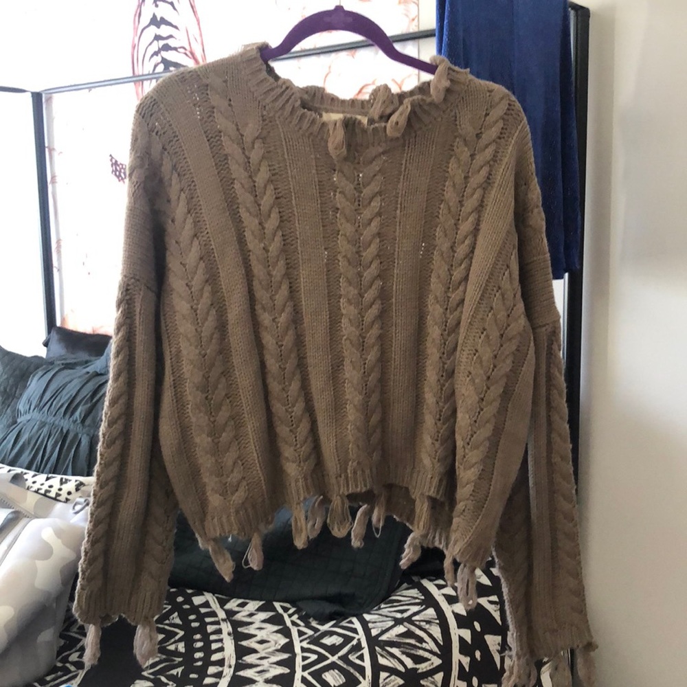 Brown sweater